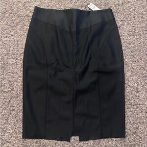 Express Classic Black Pencil Skirt leather